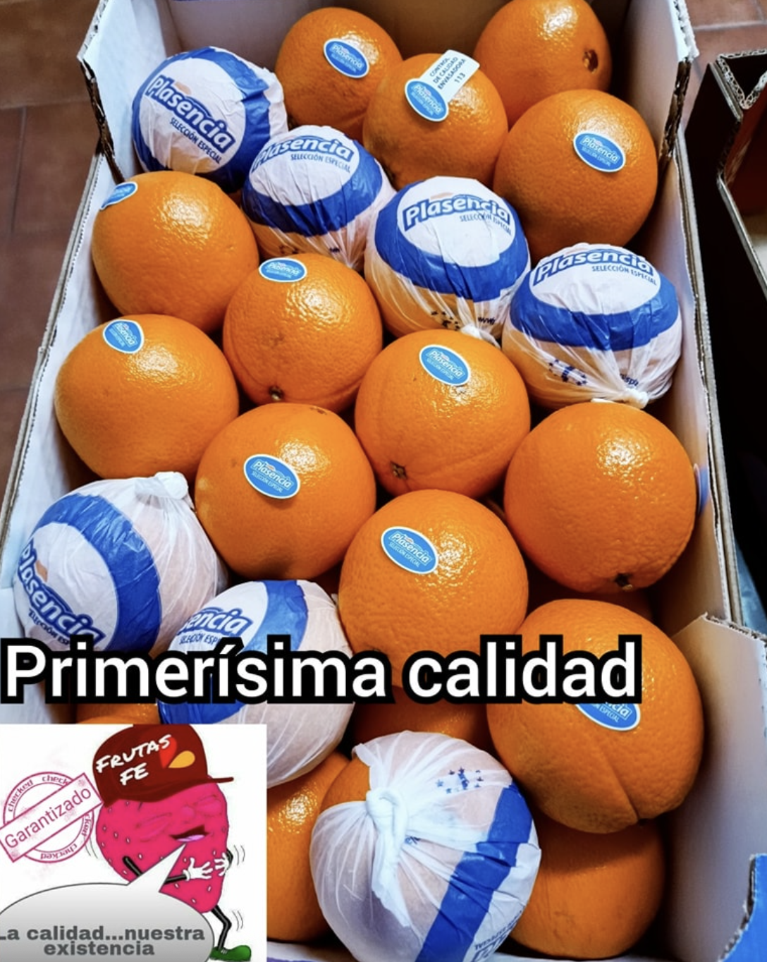 Naranjas jugosas de temporada